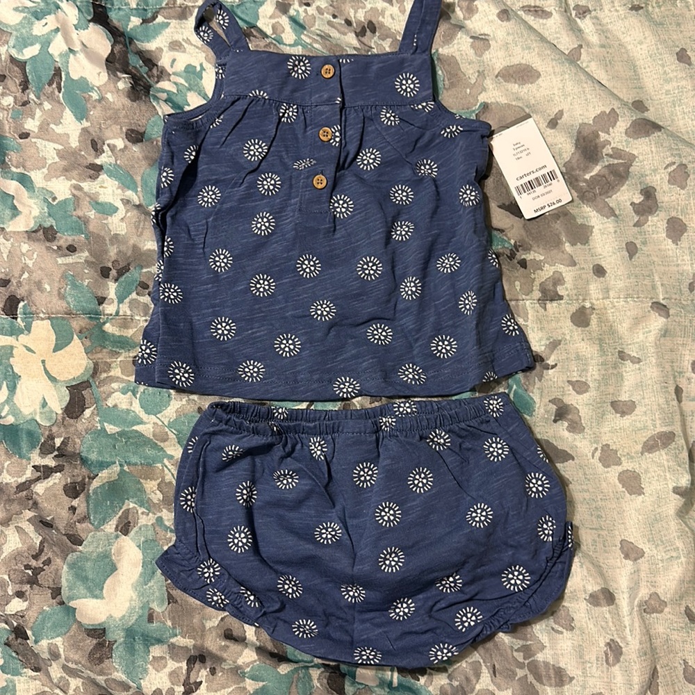 Carters 3 piece baby girl set